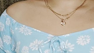 a girl in a great dress