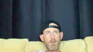 Almost caught stroking it at the Airbnb on the couch