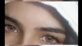 Beautiful Solo girl eyes dance