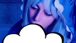 Cosplay Vtuber Gawr Gura blowjob