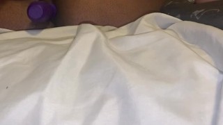 Ebony Having Fun with Her Toys