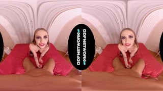 Fuck Dracula’s horny daughter Lena Reif in this POV VR hardcore masterpiece