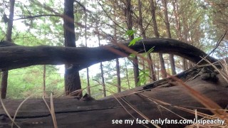 I Use a Log in the Forest to Piss