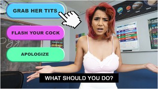 SEX SELECTOR – Getting Schooled By Roxie Sinner (You Decide What Happens Next!)