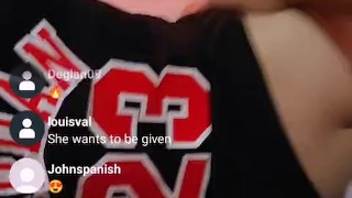 SEXO EN VIVO INSTAGRAM CON MI HERMANASTRA – Nos gusto estar solos en casa.