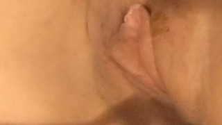 Watch me cum using my glass dildo in my tight arse