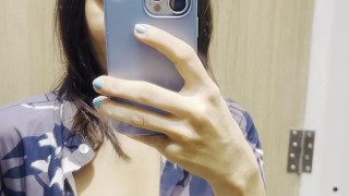 Your brothers Indian gf sneaks you into the changing room to have a lil alone time